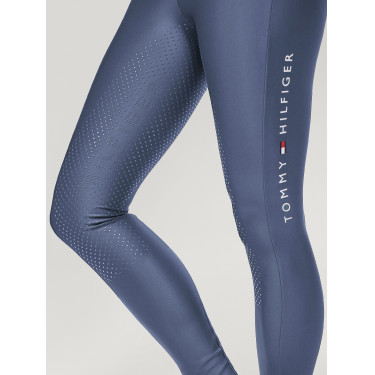 Tommy Hilfiger Equestrian Highland Hybrid Damen-Vollbesatzreithose Verwaschenes Indigo