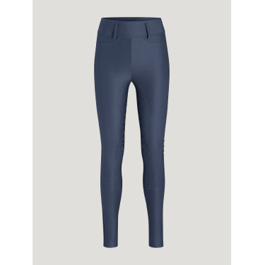 Tommy Hilfiger Equestrian Highland Hybrid Damen-Vollbesatzreithose Verwaschenes Indigo