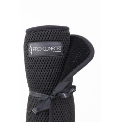 Set aus 2 Unterbandagen 3D-Mesh Velours ProConfort Pilmo Schwarz