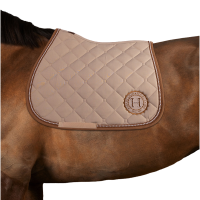 Sattelpad Harcour Etoile Perlenverzierung Champagner Beige
