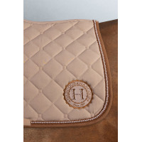 Sattelpad Harcour Etoile Perlenverzierung Champagner Beige