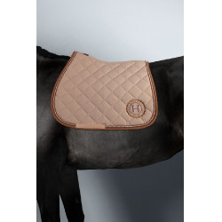 Sattelpad Harcour Etoile Perlenverzierung Champagner Beige
