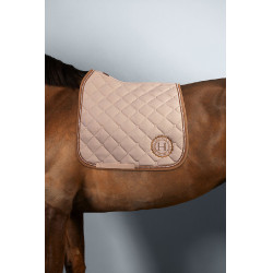 Sattelpad Harcour Etoile Perlenverzierung Champagner Beige