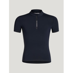 Trainingspolo Palma Tommy Hilfiger Equestrian 1/4 Zip Young Rider Kurzarm Wüstenhimmel Blau