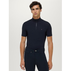 Rialto Trainingspolo Tommy Hilfiger Equestrian 1/4 Zip kurzarm Herren Wüstenhimmel Blau Rialto Trainingspolo Tommy Hilfiger Equestrian 1/4 Zip kurzarm Herren Wüstenhimmel Blau