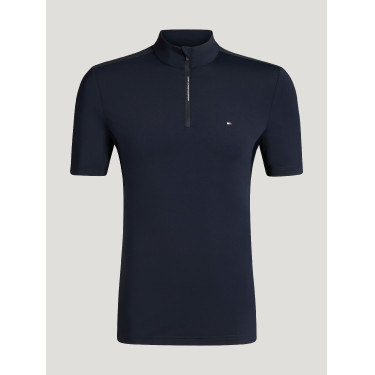 Rialto Trainingspolo Tommy Hilfiger Equestrian 1/4 Zip kurzarm Herren Wüstenhimmel Blau Rialto Trainingspolo Tommy Hilfiger Equestrian 1/4 Zip kurzarm Herren Wüstenhimmel Blau