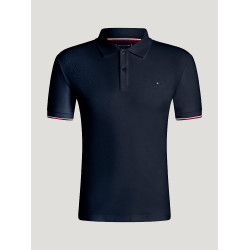 Kurzarm-Polo Davis Tommy Hilfiger Equestrian Herren Wüstenhimmel Blau