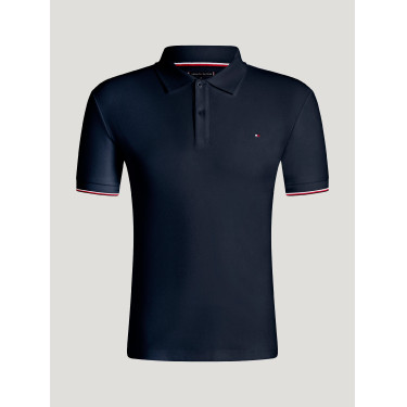 Kurzarm-Polo Davis Tommy Hilfiger Equestrian Herren Wüstenhimmel Blau