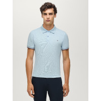 Kurzarm-Polo Davis Tommy Hilfiger Equestrian Herren Sanftes Blau