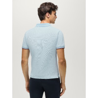 Kurzarm-Polo Davis Tommy Hilfiger Equestrian Herren Optisches Weiß Wei&szlig;