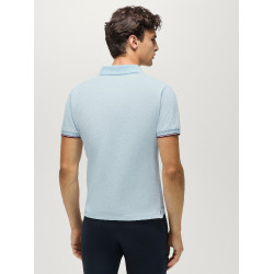 Kurzarm-Polo Davis Tommy Hilfiger Equestrian Herren Sanftes Blau