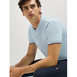 Kurzarm-Polo Davis Tommy Hilfiger Equestrian Herren Sanftes Blau