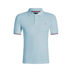 Kurzarm-Polo Davis Tommy Hilfiger Equestrian Herren Sanftes Blau