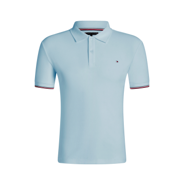 Kurzarm-Polo Davis Tommy Hilfiger Equestrian Herren Sanftes Blau
