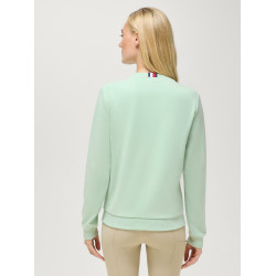 Damen-Rundhalspullover Belair mit Strass von Tommy Hilfiger Equestrian Belair-Minze