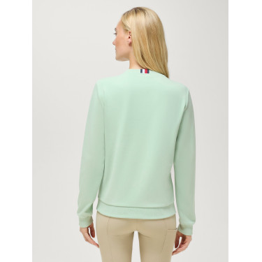 Damen-Rundhalspullover Belair mit Strass von Tommy Hilfiger Equestrian Belair-Minze Damen-Rundhalspullover Belair mit Strass von Tommy Hilfiger Equestrian Belair-Minze