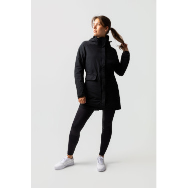 3-in-1-Daunenparka Horze Isabella Damen Schwarz