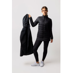 3-in-1-Daunenparka Horze Isabella Damen Schwarz