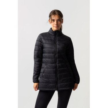 3-in-1-Daunenparka Horze Isabella Damen Schwarz