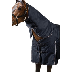 Außendecke Horze Combo Glasgow 400 g Heidelbeere Grau