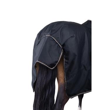 Outdoor-Decke Glasgow 100 g Pony Horze Heidelbeere Grau