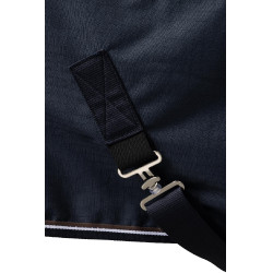 Outdoor-Decke Glasgow 300 g Pony Horze Heidelbeere Grau