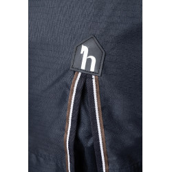 Outdoor-Decke Glasgow 300 g Pony Horze Heidelbeere Grau