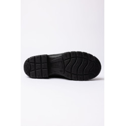 Jodhpur-Stiefel Horze Cornwall aus Leder mit Wollfutter Schwarz