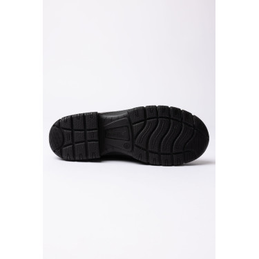 Jodhpur-Stiefel Horze Cornwall aus Leder mit Wollfutter Schwarz