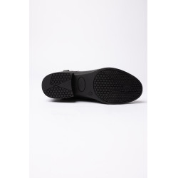 Jodhpur-Stiefeletten Horze Oldenburg aus Leder mit Frontreißverschluss Schwarz