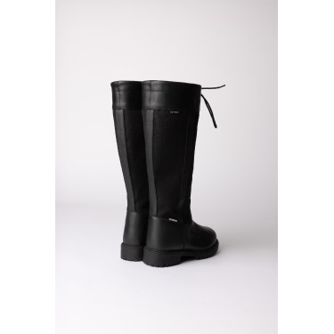 Wasserdichte Outdoor-Stiefel Horze York mit hohem Schaft Schwarz