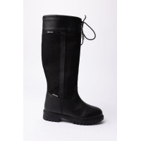 Wasserdichte Outdoor-Stiefel Horze York mit hohem Schaft Schwarz