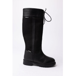 Wasserdichte Outdoor-Stiefel Horze York mit hohem Schaft Schwarz