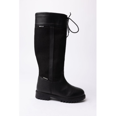 Wasserdichte Outdoor-Stiefel Horze York mit hohem Schaft Schwarz