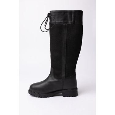 Wasserdichte Outdoor-Stiefel Horze York mit hohem Schaft Schwarz