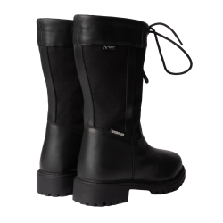 Wasserdichte Outdoor-Stiefel Horze York mit mittelhohem Schaft Schwarz