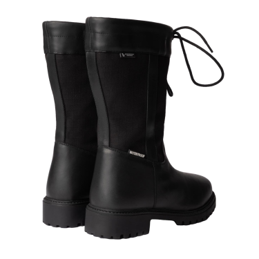 Wasserdichte Outdoor-Stiefel Horze York mit mittelhohem Schaft Schwarz