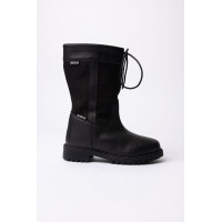 Wasserdichte Outdoor-Stiefel Horze York mit mittelhohem Schaft Schwarz