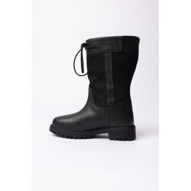 Wasserdichte Outdoor-Stiefel Horze York mit mittelhohem Schaft Schwarz