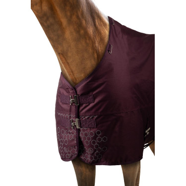 Reflektierende Horze Newbridge Outdoordecke 200 g Feige Lila