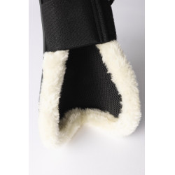 Gamaschen mit Kunstfell Horze Armour Airflow Schwarz