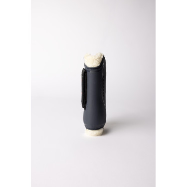 Gamaschen mit Kunstfell Horze Armour Airflow Marine Marineblau