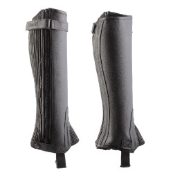 Mini-Chaps Daslö Kinder Leder Schwarz