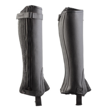 Mini-Chaps Daslö Kinder Leder Schwarz