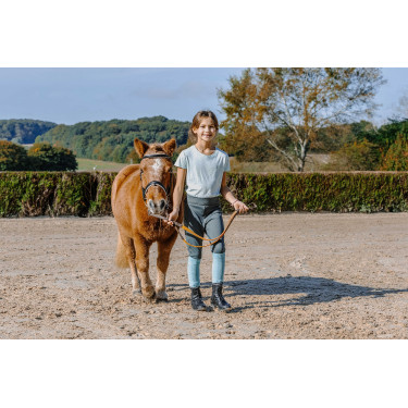 Kinder-Leggings Birdy Equithème Khaki Gr&uuml;n