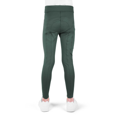 Kinder-Leggings Birdy Equithème Khaki Gr&uuml;n