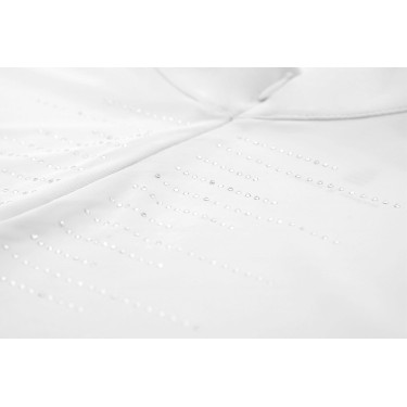 Turnierpolo Equithème Suzanne Damen Weiß Wei&szlig;