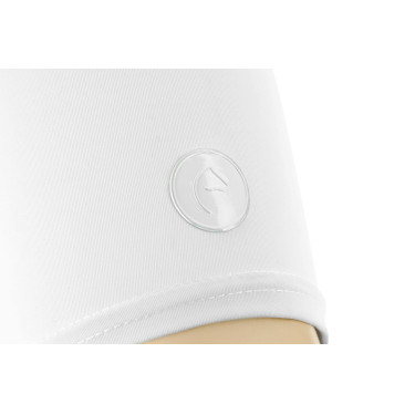 Turnierpolo Equithème Suzanne Damen Weiß Wei&szlig;