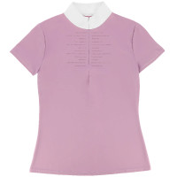 Turnierpolo Equithème Suzanne Damen Weiß Weiß Turnierpolo Equithème Suzanne Damen Weiß Weiß