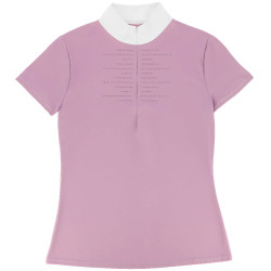 Turnierpolo Equithème Suzanne Damen Malve Lila